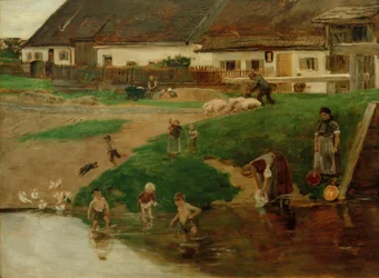Dorfteich in Etzenhausen – Dorfidyll