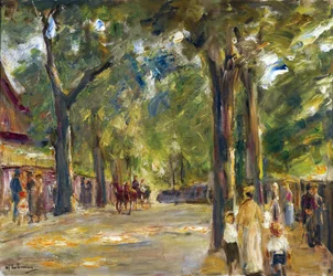 Figuren auf der Großen Seestraße in Wannsee