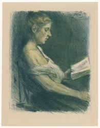 Lesendes Mädchen
