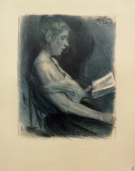 Lesendes Mädchen