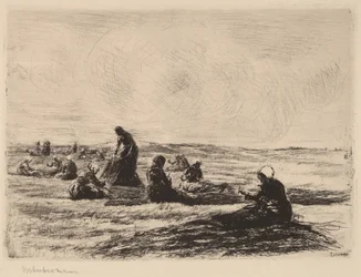 Netze flicken, 1894