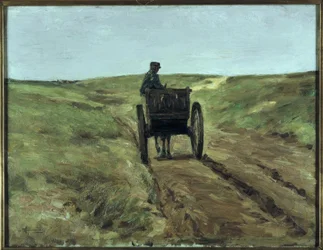 Wagen in den Dünen bei Katwijk