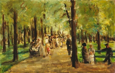 Spaziergänger im Tiergarten, 1918