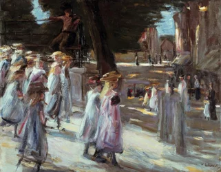 Weg zur Schule nach Edam