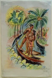 Reisebilder Italien - Südsee (Familie auf Palau)