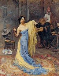 Porträt der Tänzerin Marietta di Rigardo