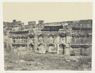 Baalbeck, Innenraum des Tempelbezirks der Sonne und des Jupiter; Syrien