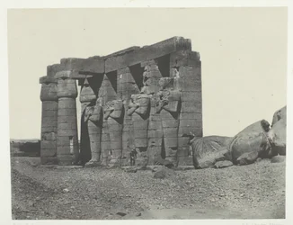 Gournah, Peristyl des Grabes von Osymandias Ramesseum Occidental, Theben