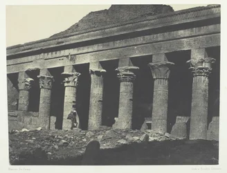 Großer Tempel der Isis in Philä, Galerie Orientale, Nubien, 1849-51, gedruckt 1852
