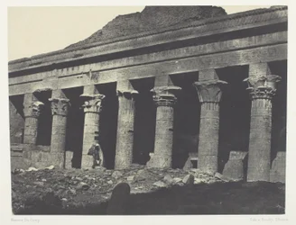 Großer Tempel der Isis in Philä, Galerie Orientale; Nubien, Platte 73 aus dem Album "Ägypten, Nubien, Palästina und Syrien" (1852)