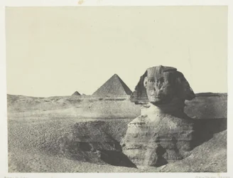 Der Sphinx von vorne gesehen, Mittelägypten