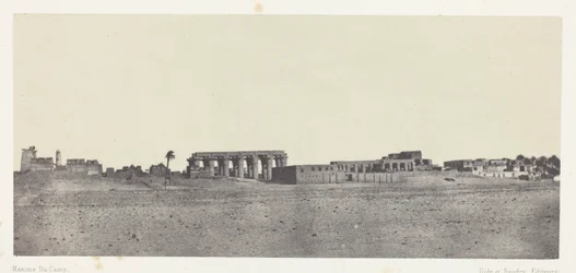 Luxor, Gesamtansicht der Ruinen; Theben