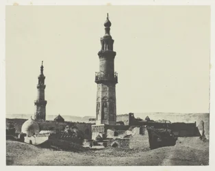 Moschee von Aly-Bey, Girgeh, Oberägypten, Tafel 15 aus dem Album "Ägypten, Nubien, Palästina und Syrien" (1852)