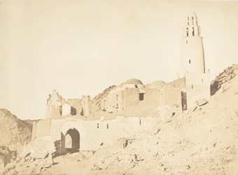Moschee von Belal, südlich von Philae, rechte Uferseite, 11. April 1850