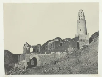 Moschee von Bellal im Dorf Bab, Nubien, 1849-51, gedruckt 1852