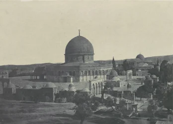 Palästina. Jerusalem. Omar-Moschee, 1850