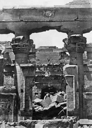 Tempelruinen, Ägypten, 1852