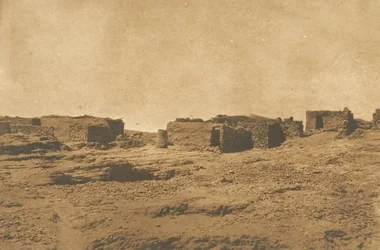 Ansicht des Dorfes Abou-hor, Tropic of Cancer, April 1850