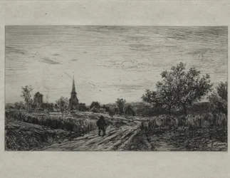 Landschaft, Abend (Heimkehr)