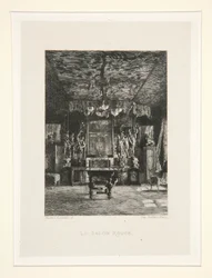 Der rote Salon, Tafel 5 aus der Suite Bei Victor Hugo