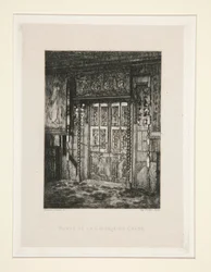 Porte de la galerie de chêne, Platte 8 aus der Suite Chez Victor Hugo