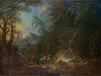 Waldlandschaft "Abend"