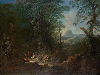 Waldlandschaft "Morgen"