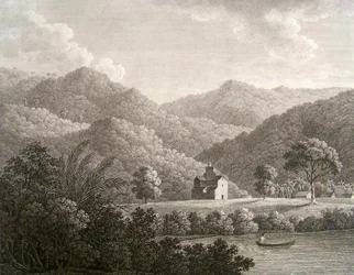 Ansicht der Mission von St. Fidèle