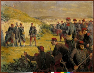 Kommune von Paris: Tod von Eugene Varlin (1839-1871), erschossen von den Versaillern am 28.05.1871