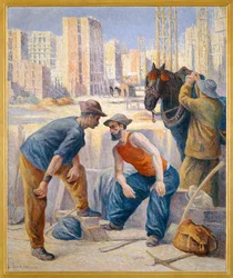 Die Straßenarbeiter
