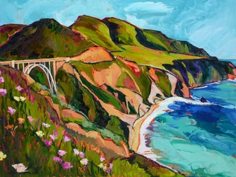 Bixby Bridge Küstenansicht