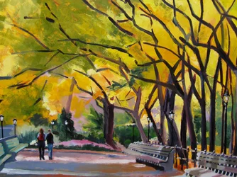 Goldener Parkweg