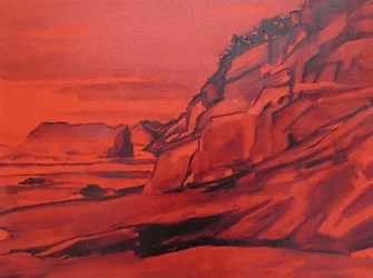 Rote Marsküste