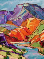 Lebendiger Canyon-Fluss