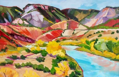 Lebendiger Canyon-Fluss