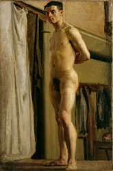 Stehende männliche Figur
