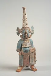 Kostümierte Figur aus Mexiko, 7.-8. Jahrhundert