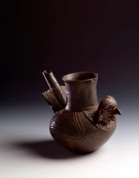 Präkolumbische Kunst, Maya-Zivilisation, postklassische Periode: zoomorphe Vase
