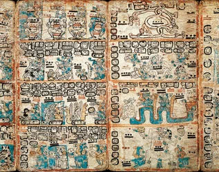 Der Codex von Madrid, gemalte Miniaturen