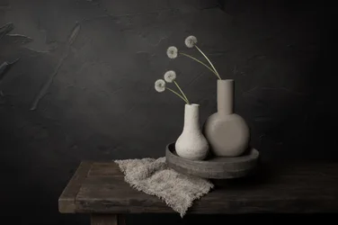 Minimalistische Blumenvasen