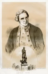 Kapitän James Cook, britischer Marineoffizier und Entdecker des 18. Jahrhunderts, 1879