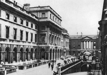 Der östliche Flügel des Somerset House, London, 1926-1927