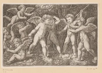 Spielende Putti