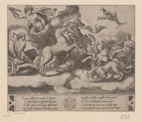 Wagen von Venus und Apollo