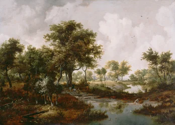 Eine bewaldete Landschaft, 1667