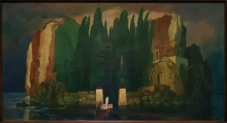 Die Toteninsel (Kopie nach A. Böcklin)