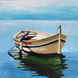 Boot auf dem Wasser, 2024