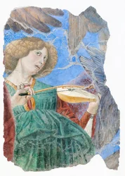 Musizierende Engel, um 1480 (Fresko)