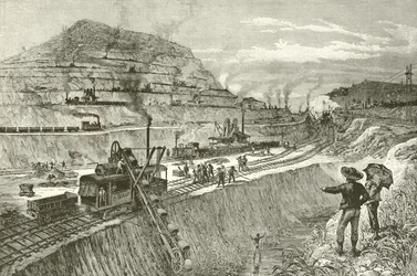 Der Bau des Kanals in Panama