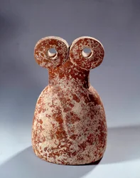 Mesopotamien: Idol mit Terrakotta-Augen